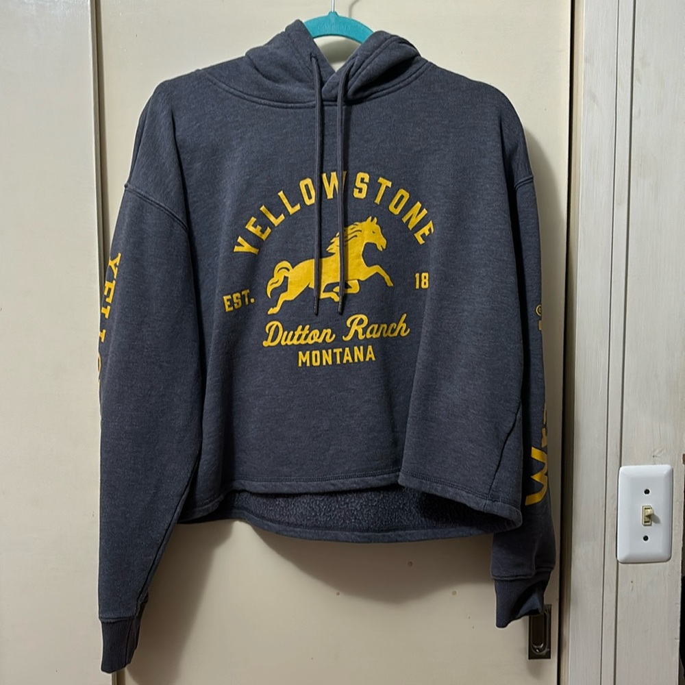 Yellowstone cropped hoodie